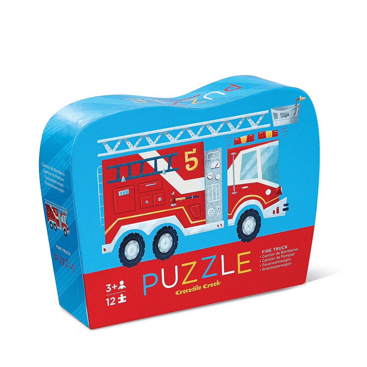 12-Piece Shaped Box Puzzle - Fire Truck from Anderson Parker
