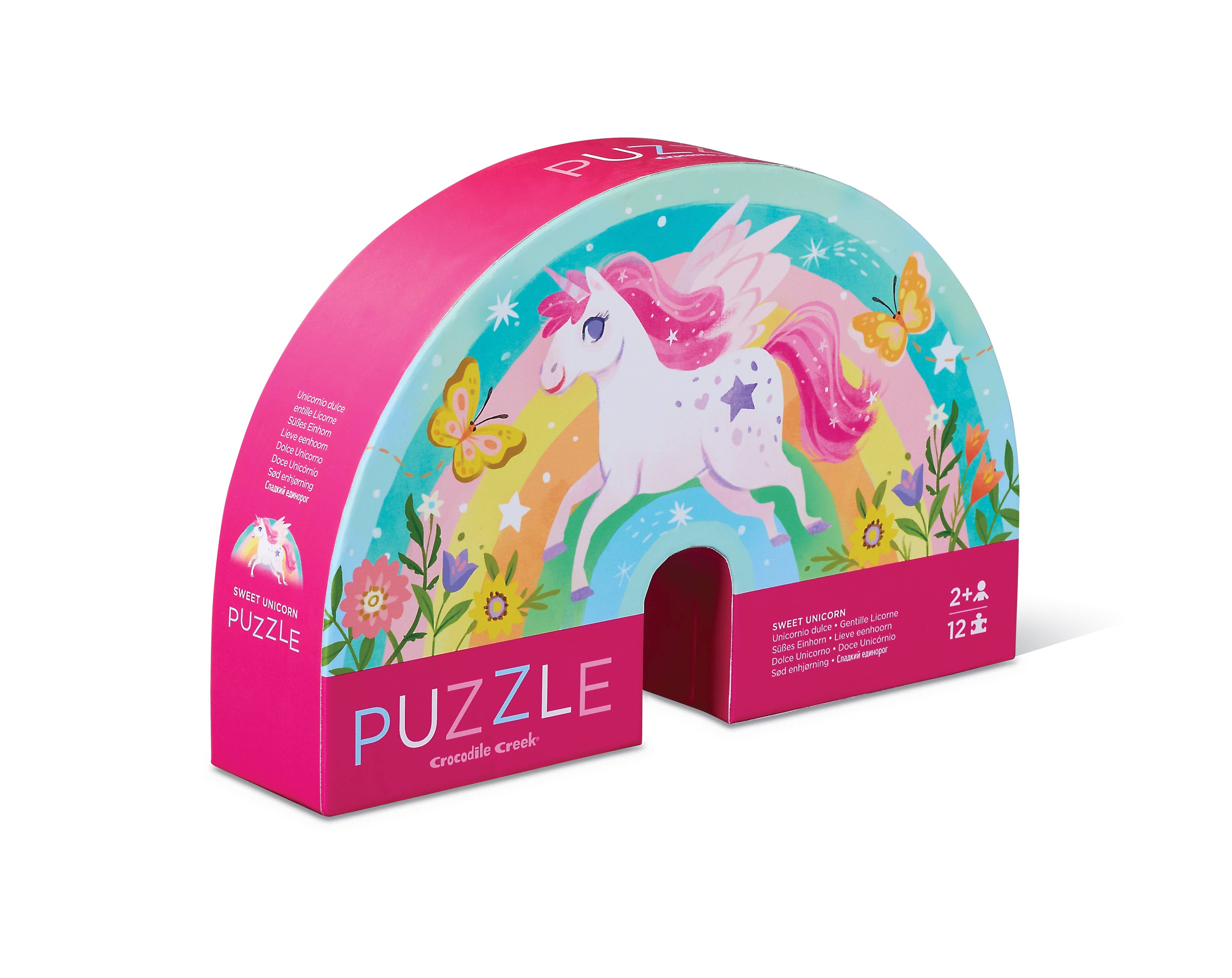 12-Piece Shaped Box Puzzle - Sweet Unicorn from Anderson Parker