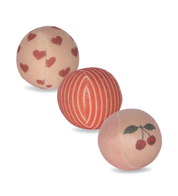 3 PACK NEOPRENE BEACH BALL - CHERRY from Anderson Parker