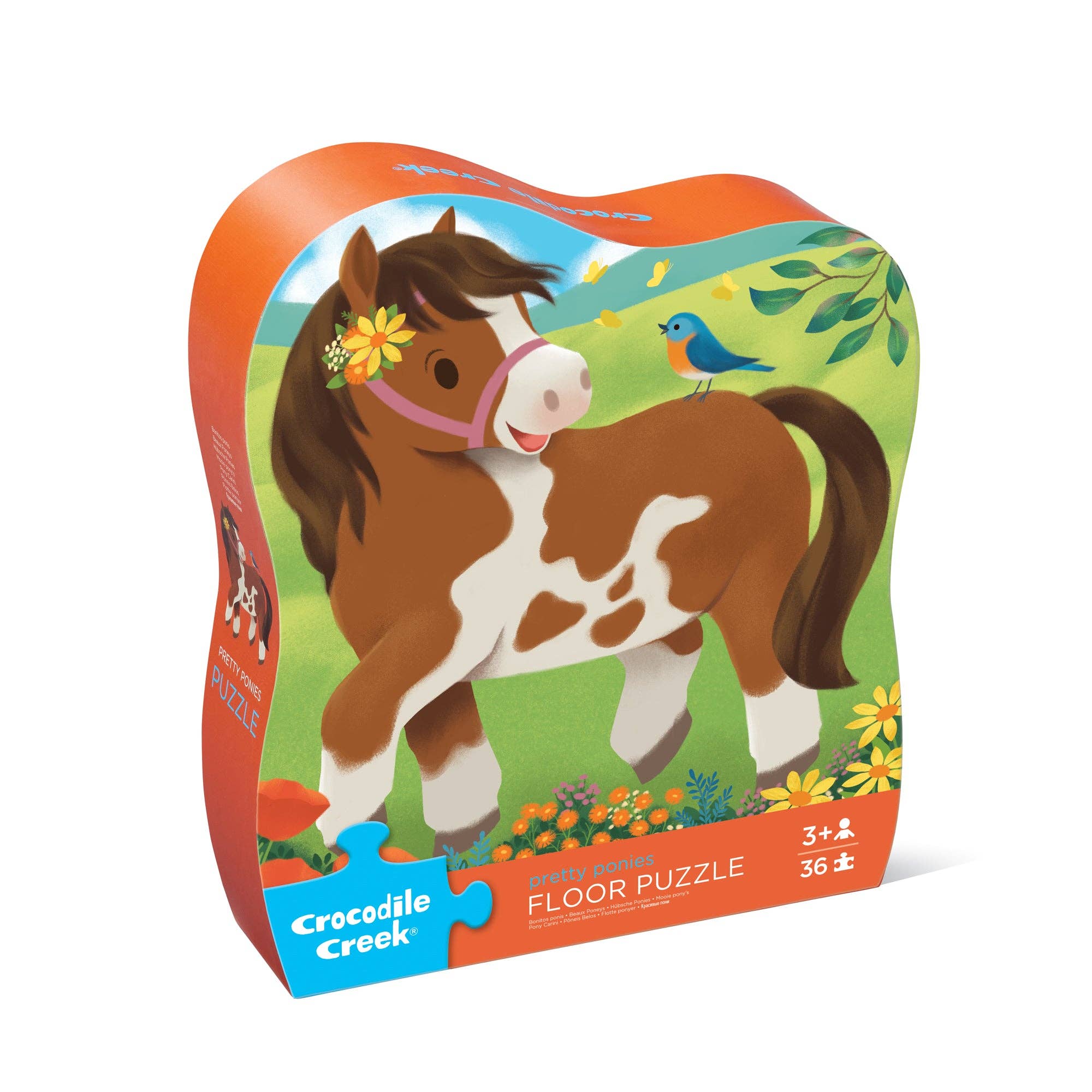 36-Piece Shaped Box Puzzle - Pretty Ponies from Anderson Parker