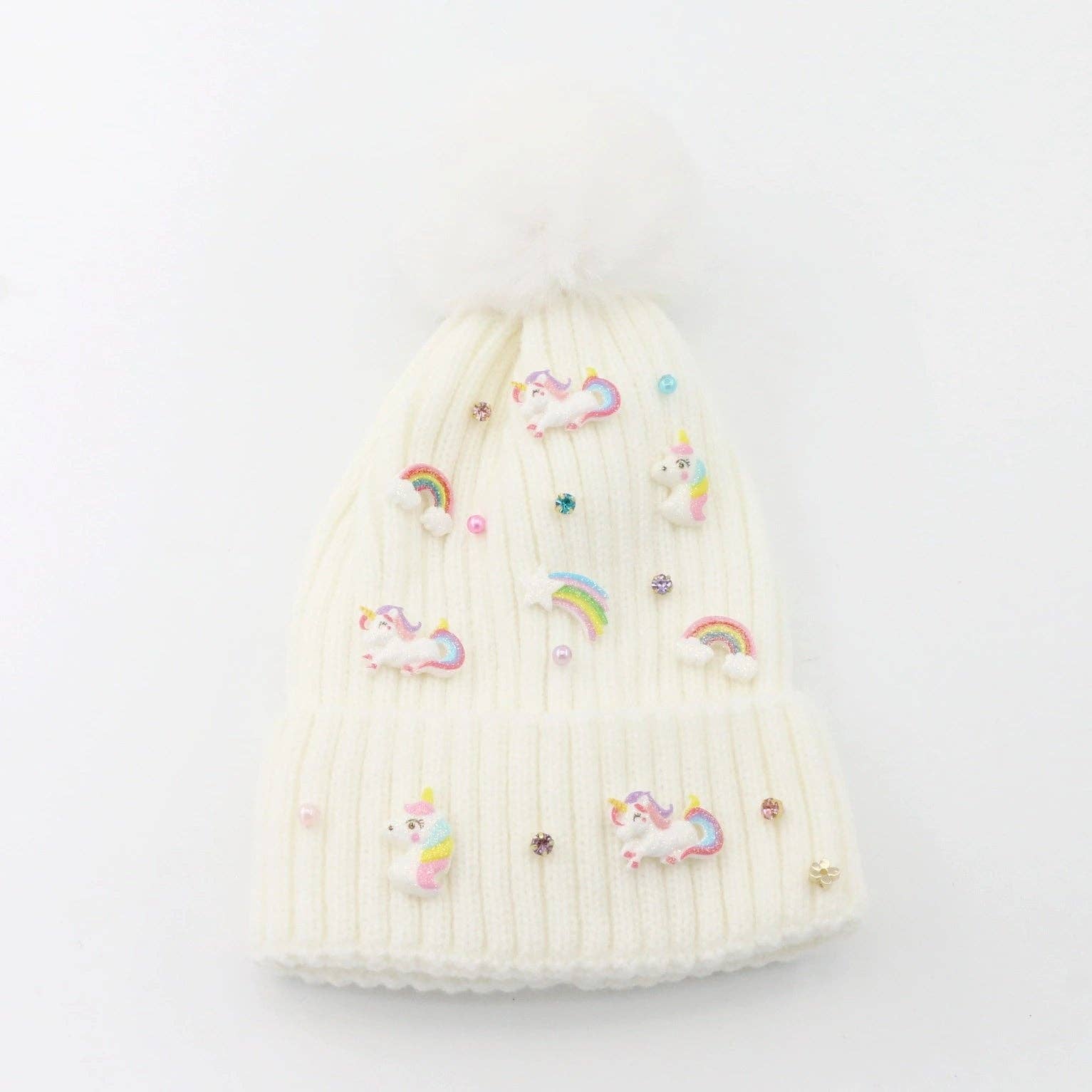 Rainbow Unicorn Beanie from Anderson Parker