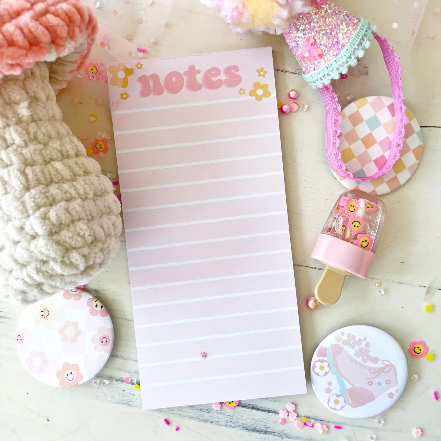 4x8 Retro Flower Notes Notepad from Anderson Parker