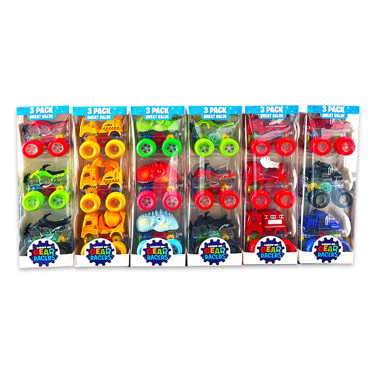Toy Car Gear Racers Light Up Vehicle Assortment from Anderson Parker
