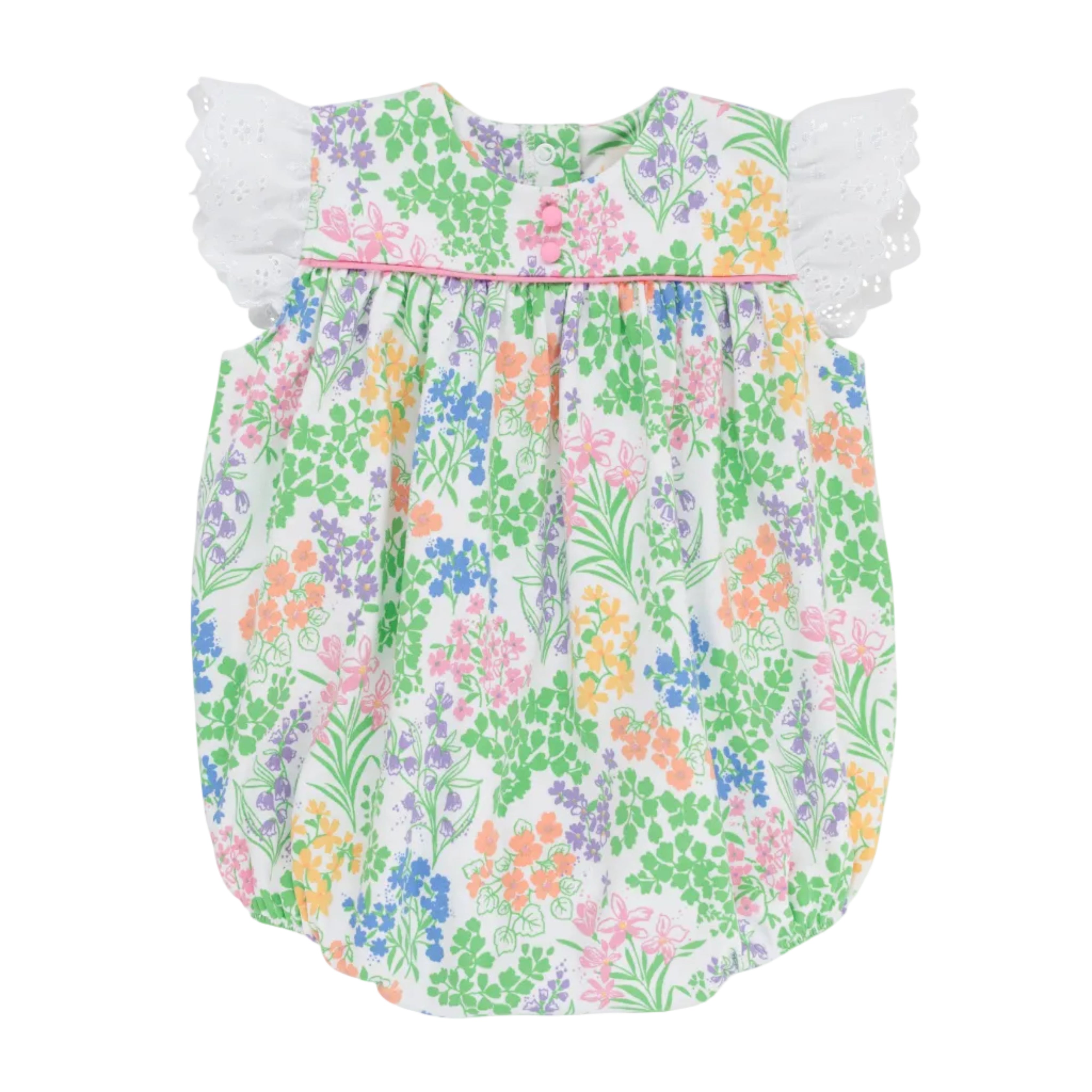 Angel Sleeve Blythe Bubble - Gaston St Garden/Worth Ave White from Anderson Parker