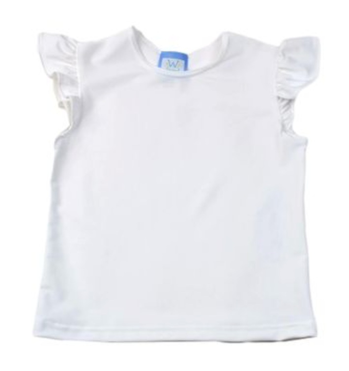 Angel Sleeve Shirt - White from Anderson Parker