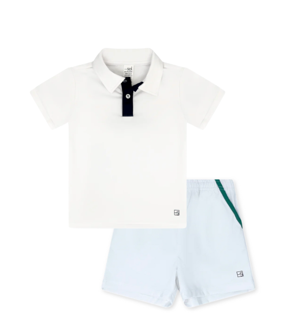 Augusta Green Polo & Short Set from Anderson Parker