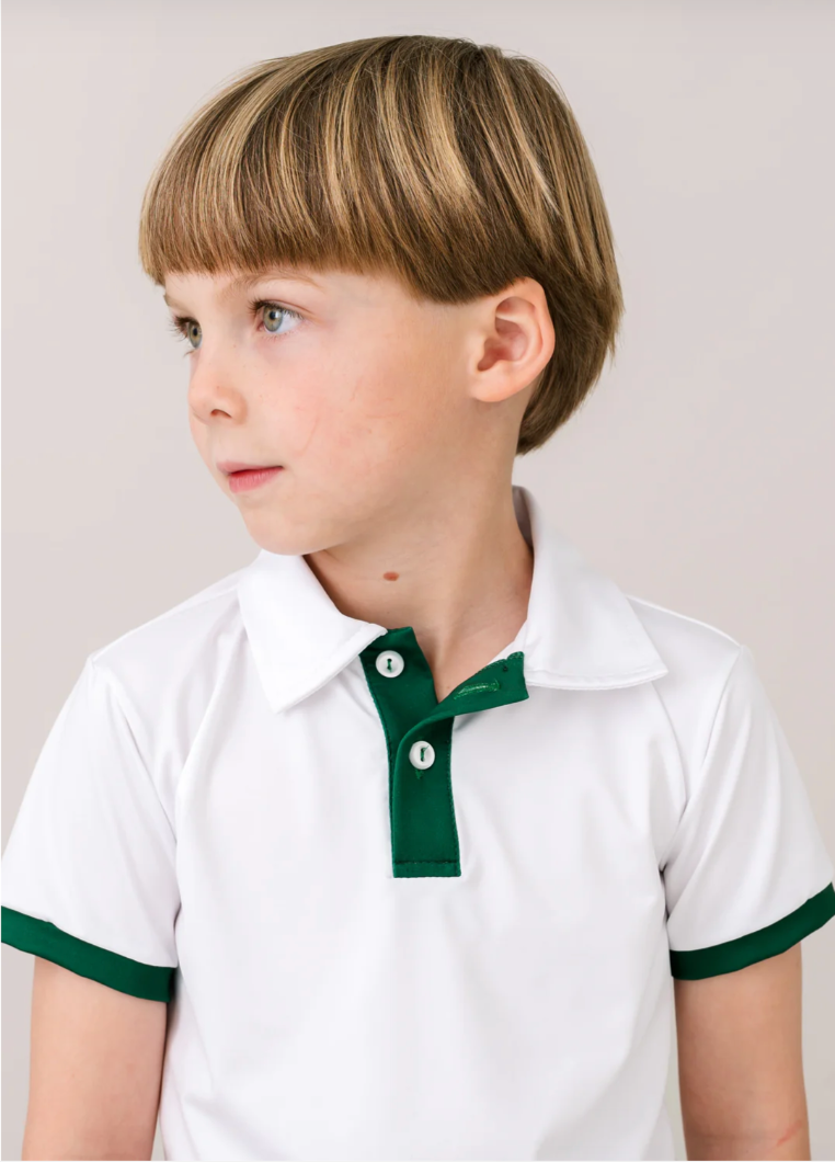 Augusta Green Polo & Short Set from Anderson Parker