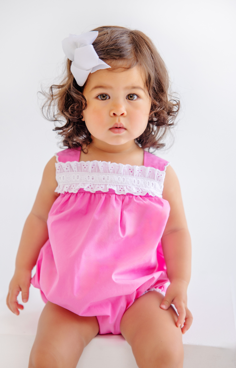 Babs Bubble - Broadcloth - Winter Park Pink/Worth Ave White from Anderson Parker