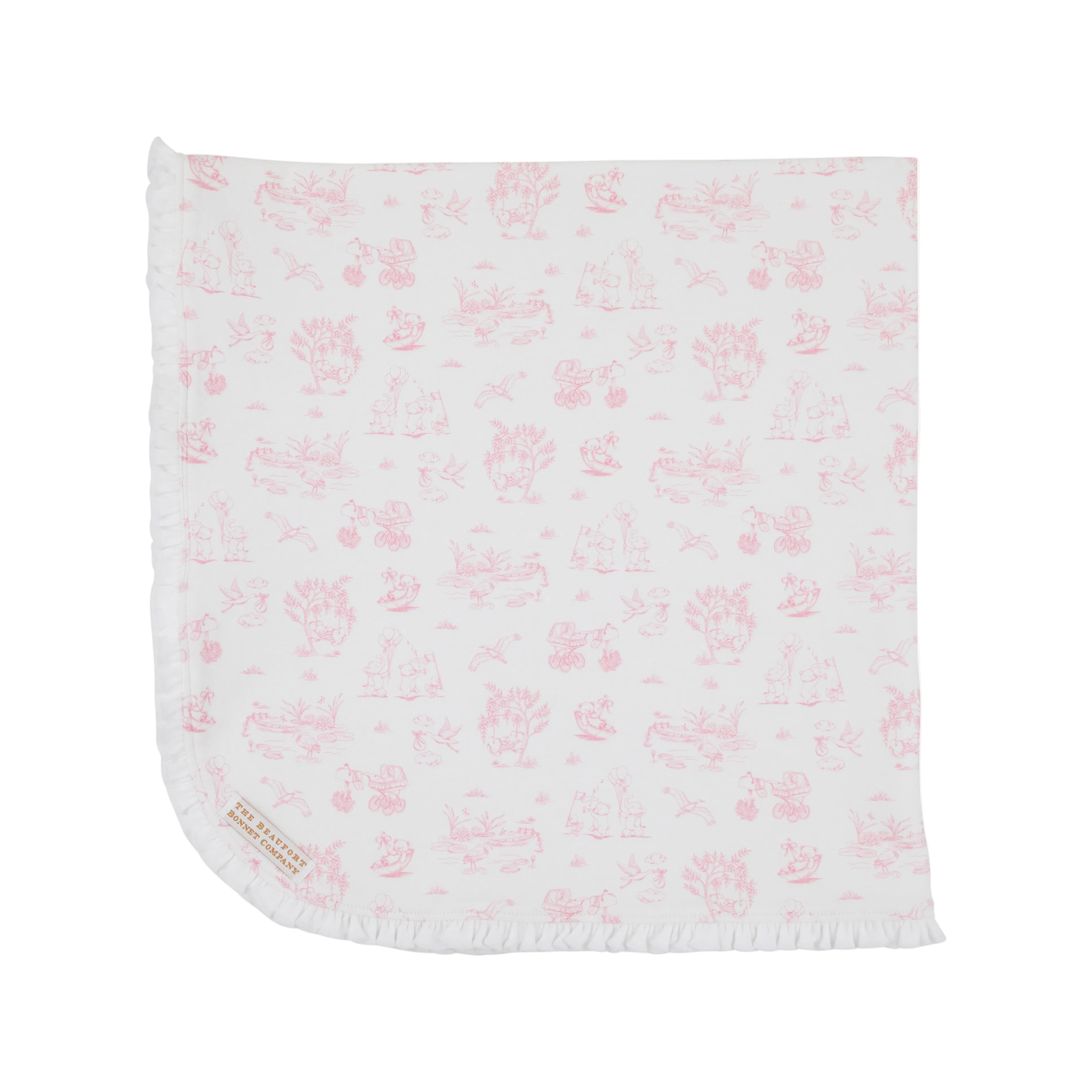 Baby Buggy Blanket - Sir Propers Sweet Arrival (Hamptons Hot Pink) from Anderson Parker