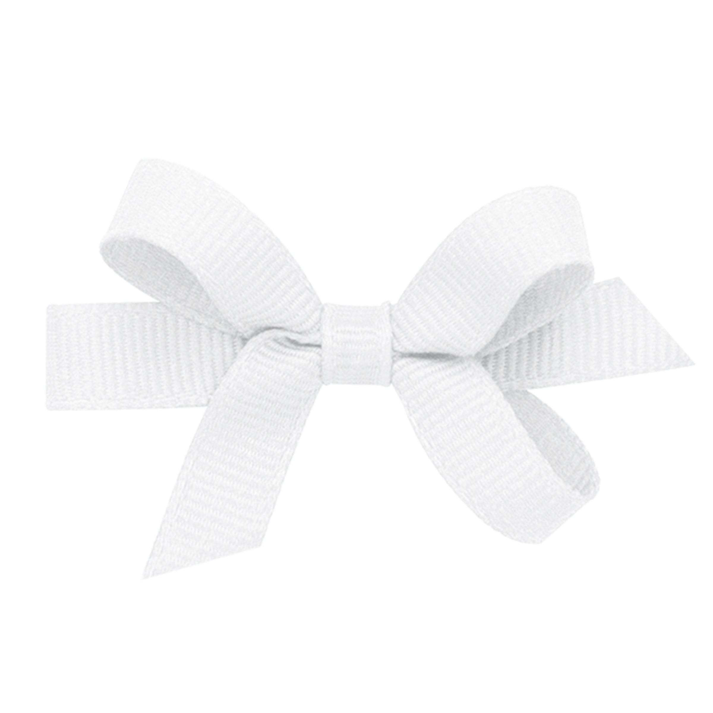 Baby Classic Grosgrain Girls Hair Bow - White from Anderson Parker