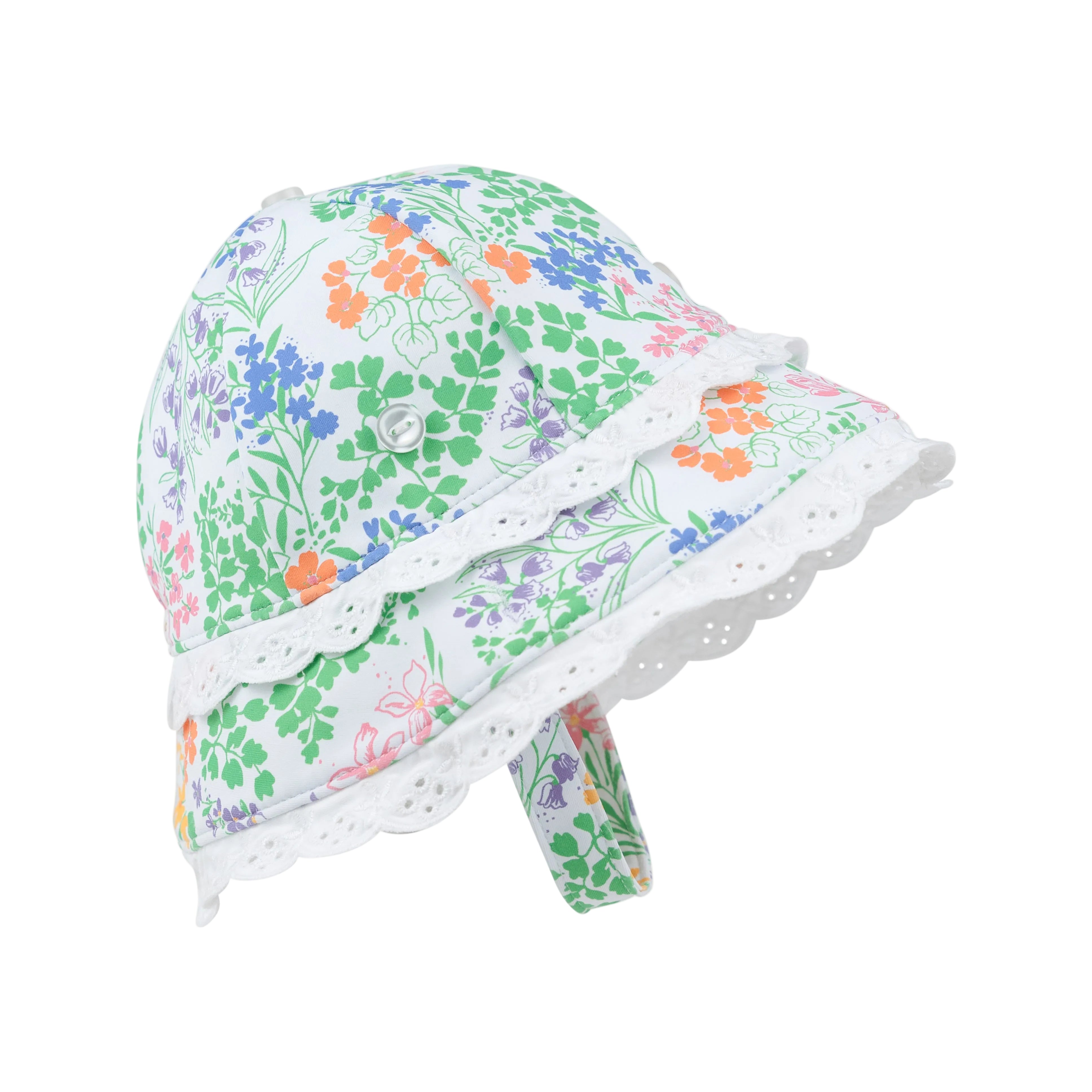 Beaufort Bucket Hat - Swim - Gaston St Garden/Worth Ave White from Anderson Parker