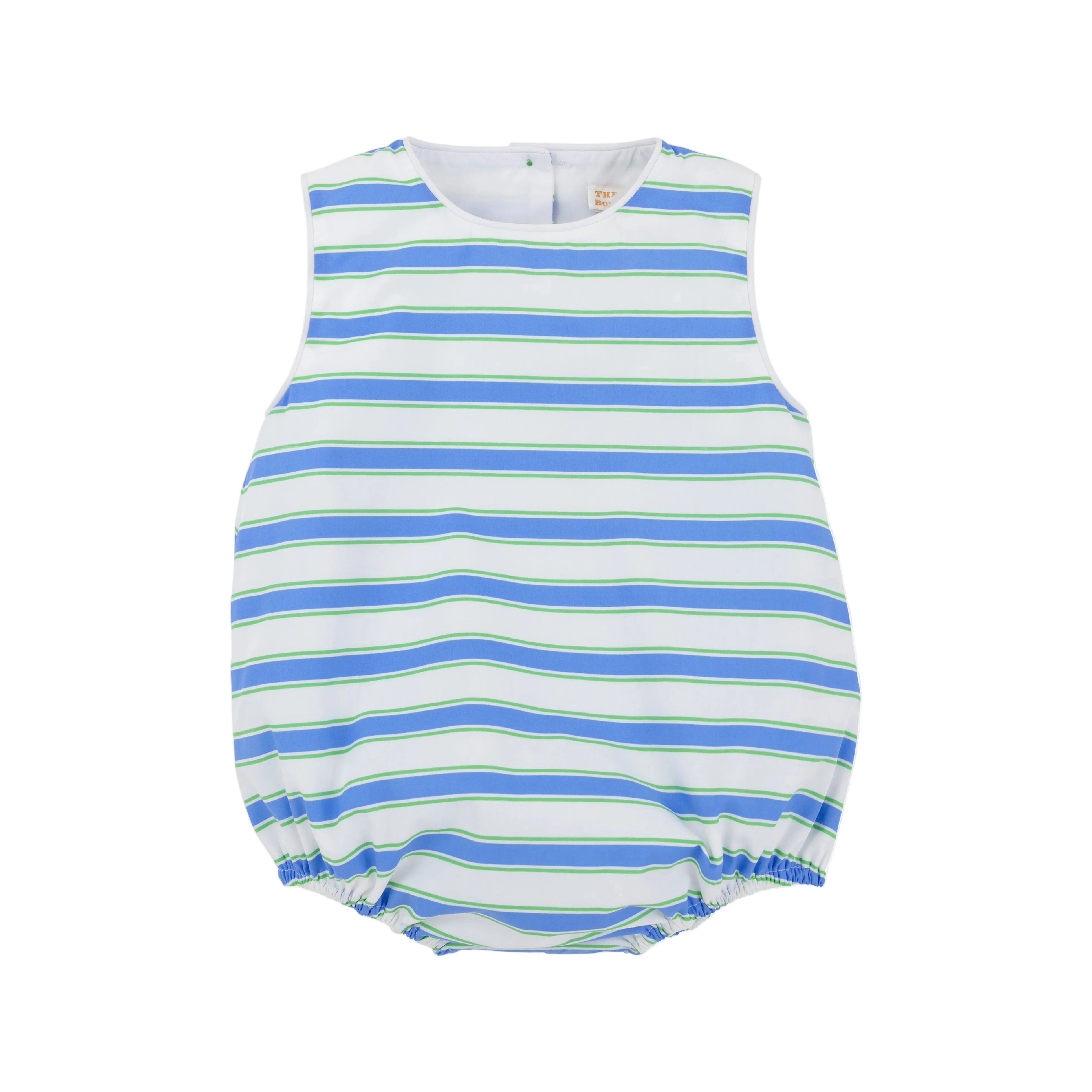 Benjamin Bubble - Broadcloth - Seabrook Stripe/Worth Ave White from Anderson Parker