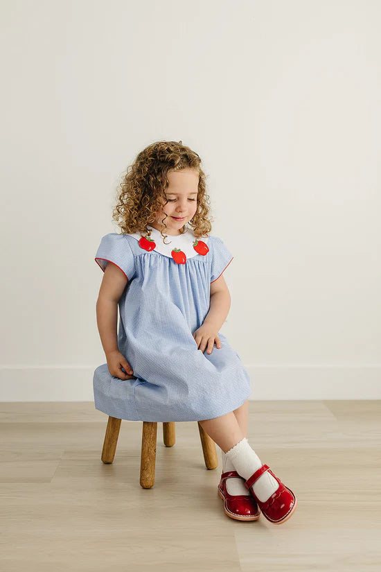 Bib Dress - Apples from Anderson Parker