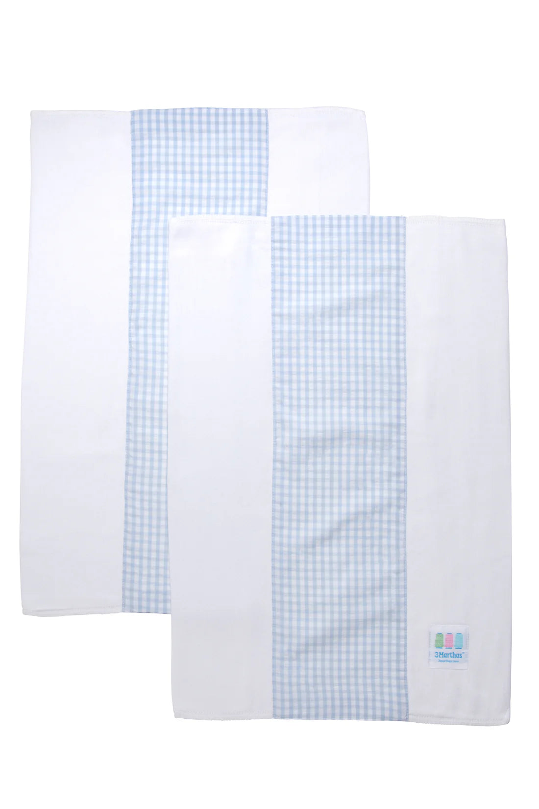 Big Check Set of Two Burps - Blue from Anderson Parker