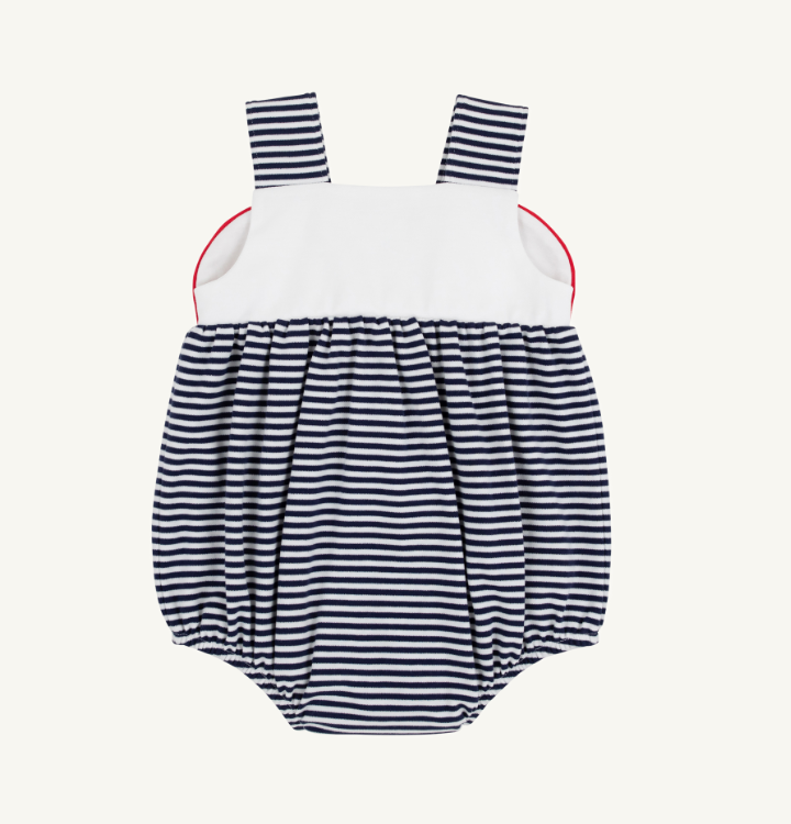 Bingham Bubble - Pima - Nantucket Navy Stripe/Worth Ave White/Richmond Red from Anderson Parker