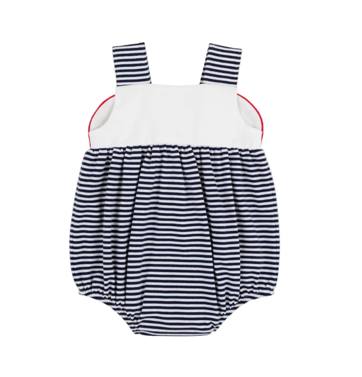 Bingham Bubble - Pima - Nantucket Navy Stripe/Worth Ave White/Richmond Red from Anderson Parker