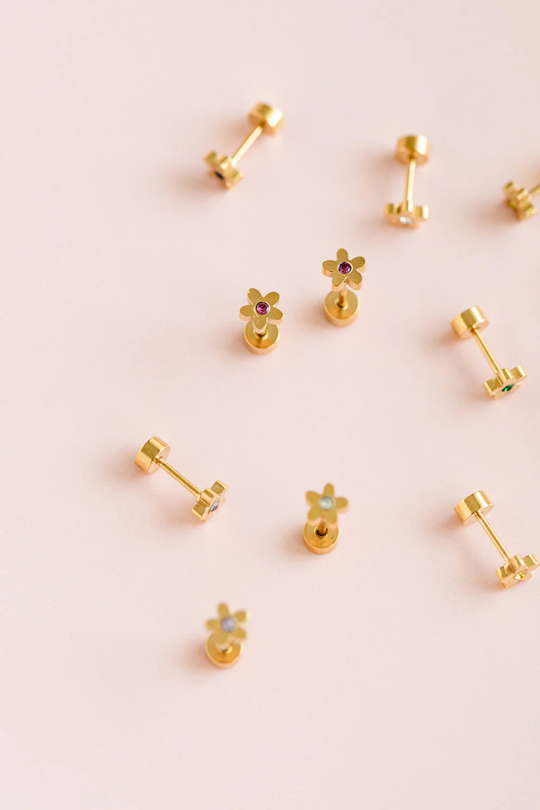 Birthstone Flower Earrings from Anderson Parker