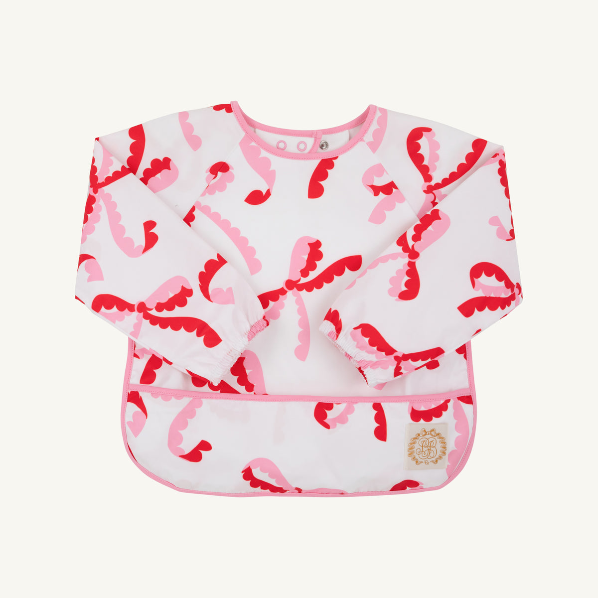 Biscuit Bib - Bonnie Scot Bows/Hamptons Hot Pink from Anderson Parker