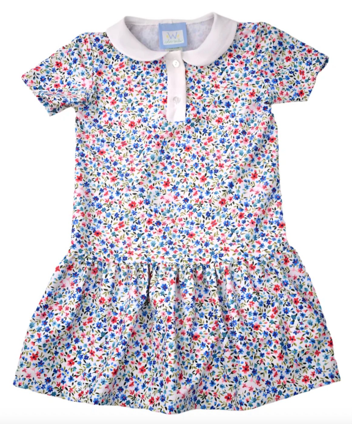 Blue Floral Athletic Dress from Anderson Parker