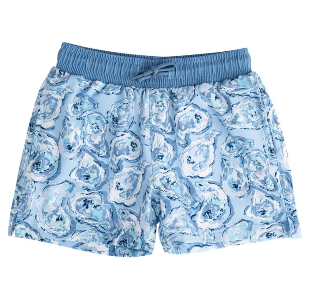 Boogie Board Swim Trunk - Oyster Shell Print from Anderson Parker