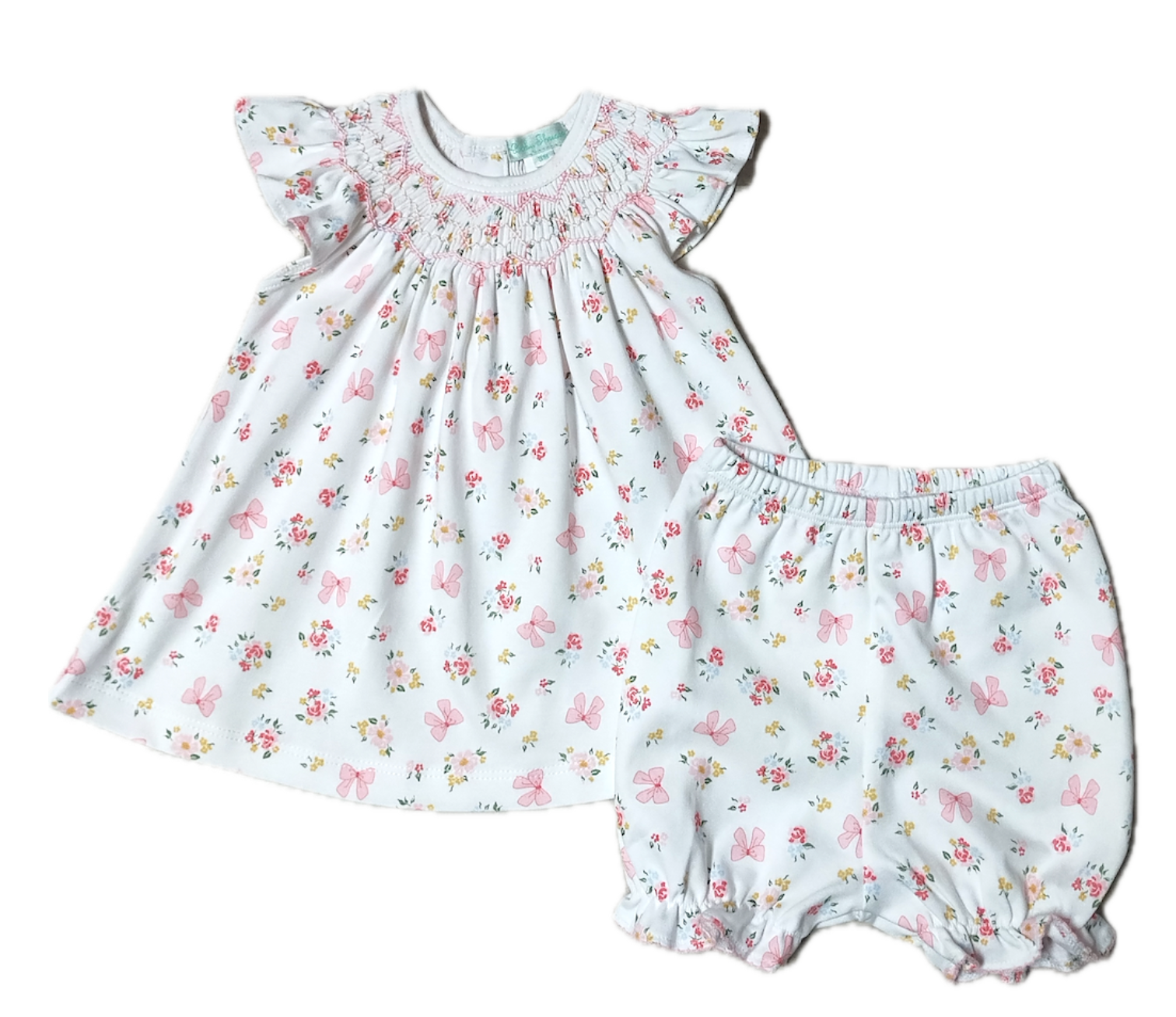 Bow and Flowers Bloomer Set from Anderson Parker