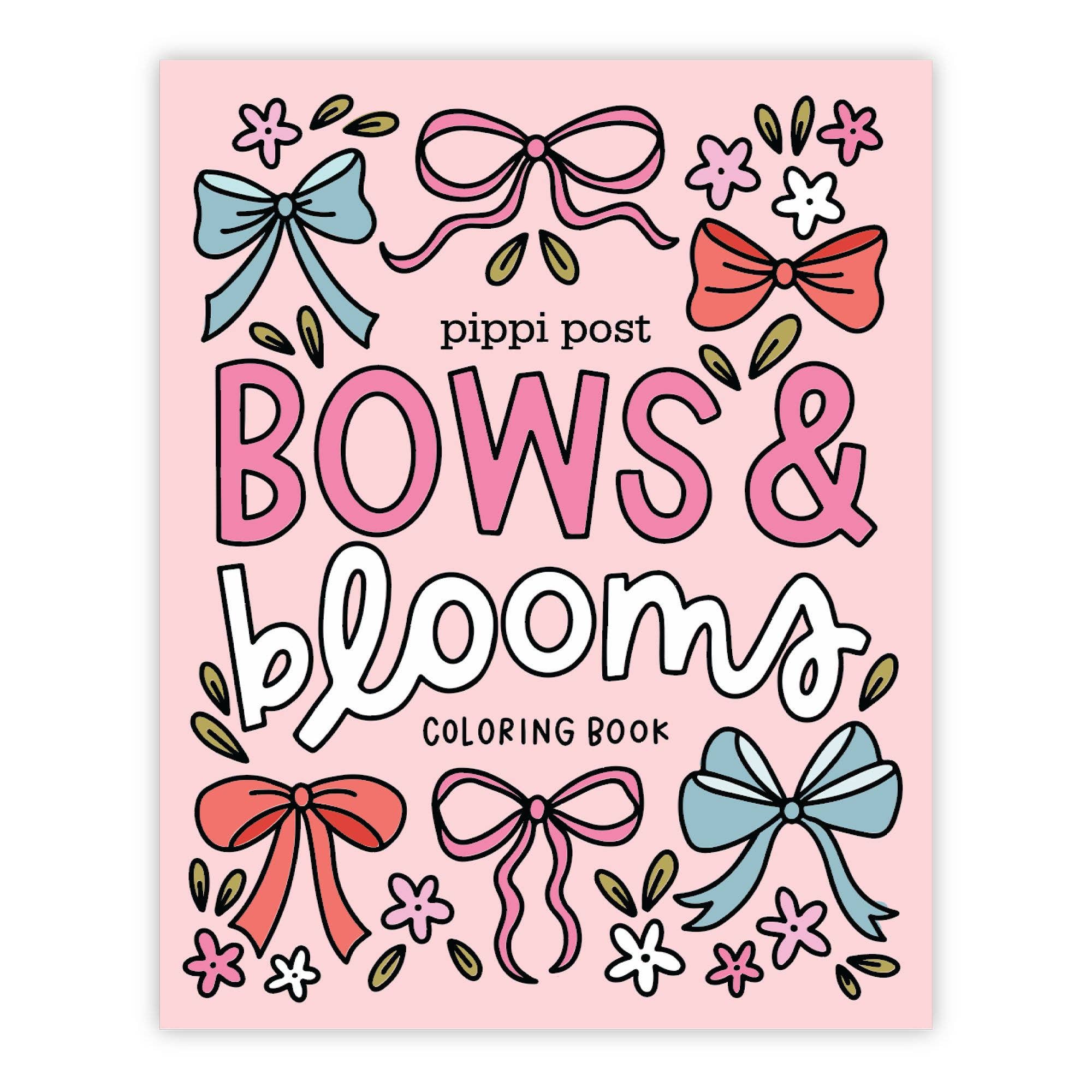 Bows & Blooms Coloring Book from Anderson Parker