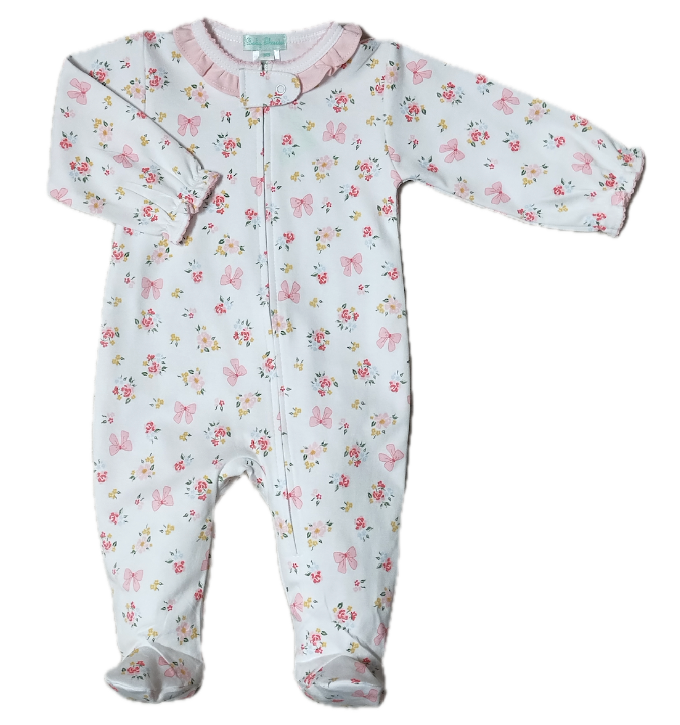 Bows and Flowers Footie from Anderson Parker