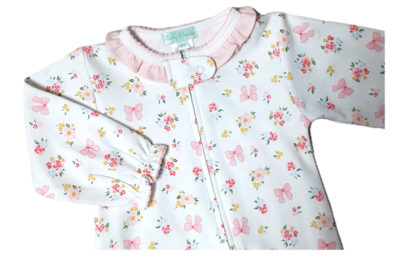 Bows and Flowers Footie from Anderson Parker