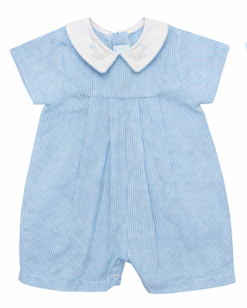 Boy Shortall Blue Check Plane from Anderson Parker