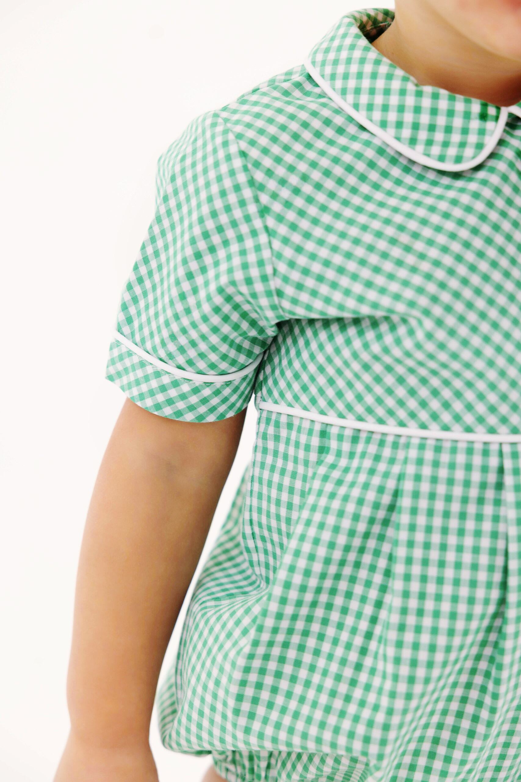 Bradford Bubble - Gibson Island Green Mini Gingham/Worth Ave White from Anderson Parker