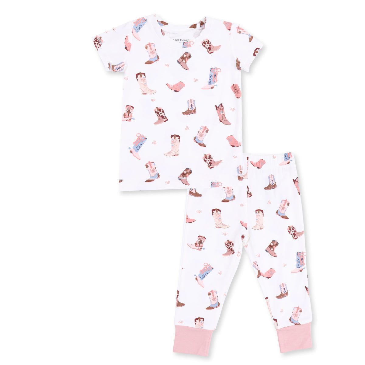Buckarette Boots - Short Sleeve Loungewear Set from Anderson Parker