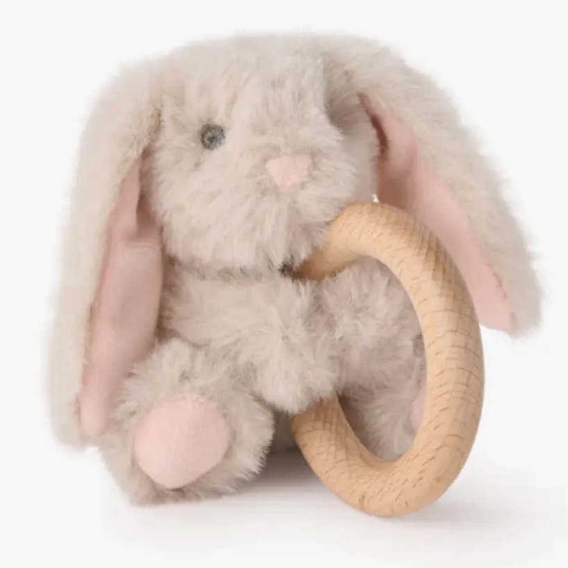 Bunny Wooden Baby Rattle from Anderson Parker