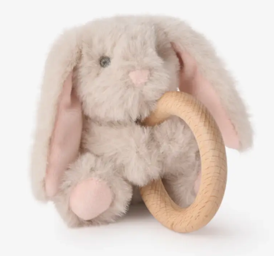 Bunny Wooden Baby Rattle from Anderson Parker