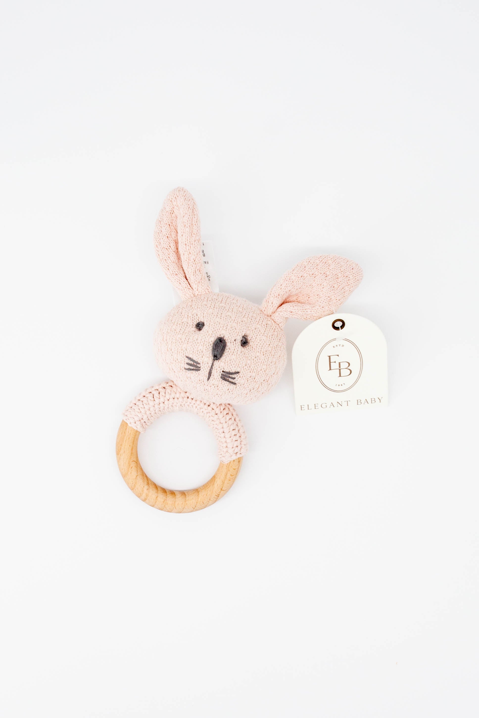 Bunny Wooden Baby Rattle from Anderson Parker