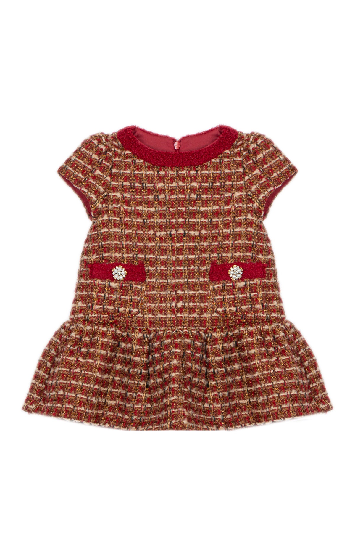 Burgundy Tweed Dress from Anderson Parker