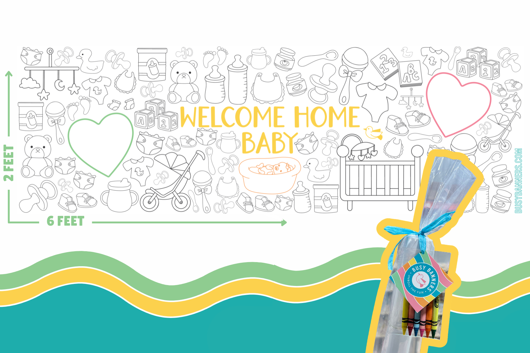Busy Banner - Welcome Home Baby from Anderson Parker