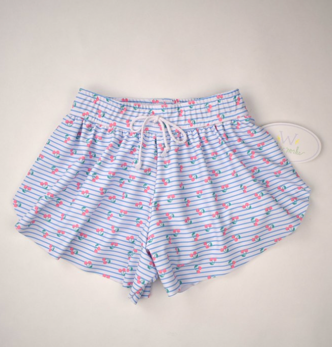 Butterfly Shorts - Cherries Print from Anderson Parker