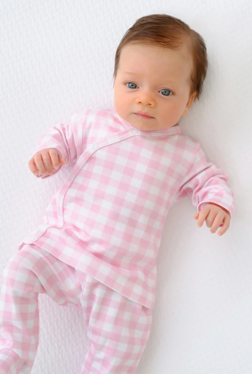 Cameron Cross-Front Set - Palm Beach Pink Gingham from Anderson Parker