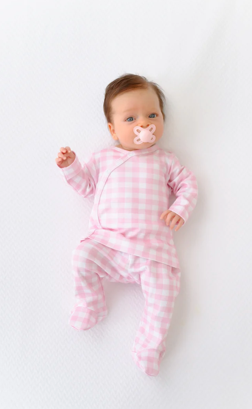 Cameron Cross-Front Set - Palm Beach Pink Gingham from Anderson Parker
