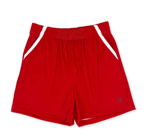 Candy Apple Red Polo & Short Set from Anderson Parker