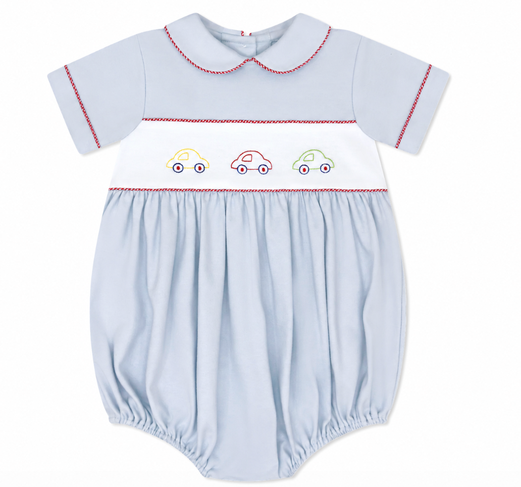 Carson Bubble Bluffton Blue Knit - Cars from Anderson Parker