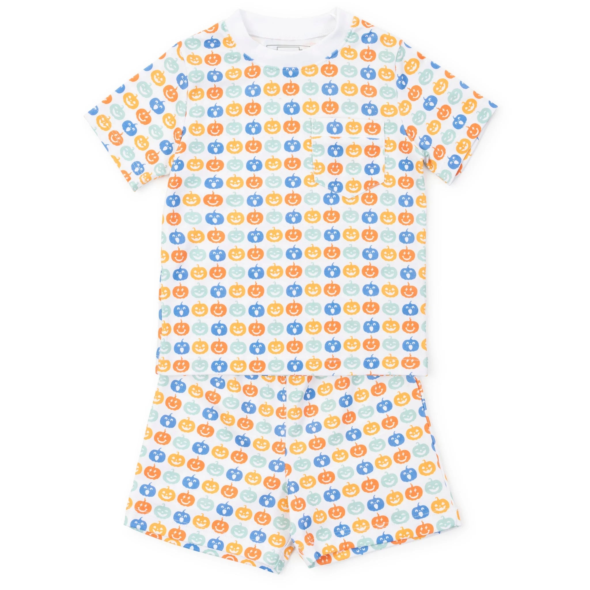 Charles Boys' Short Set - Preppy Pumpkins Cool from Anderson Parker