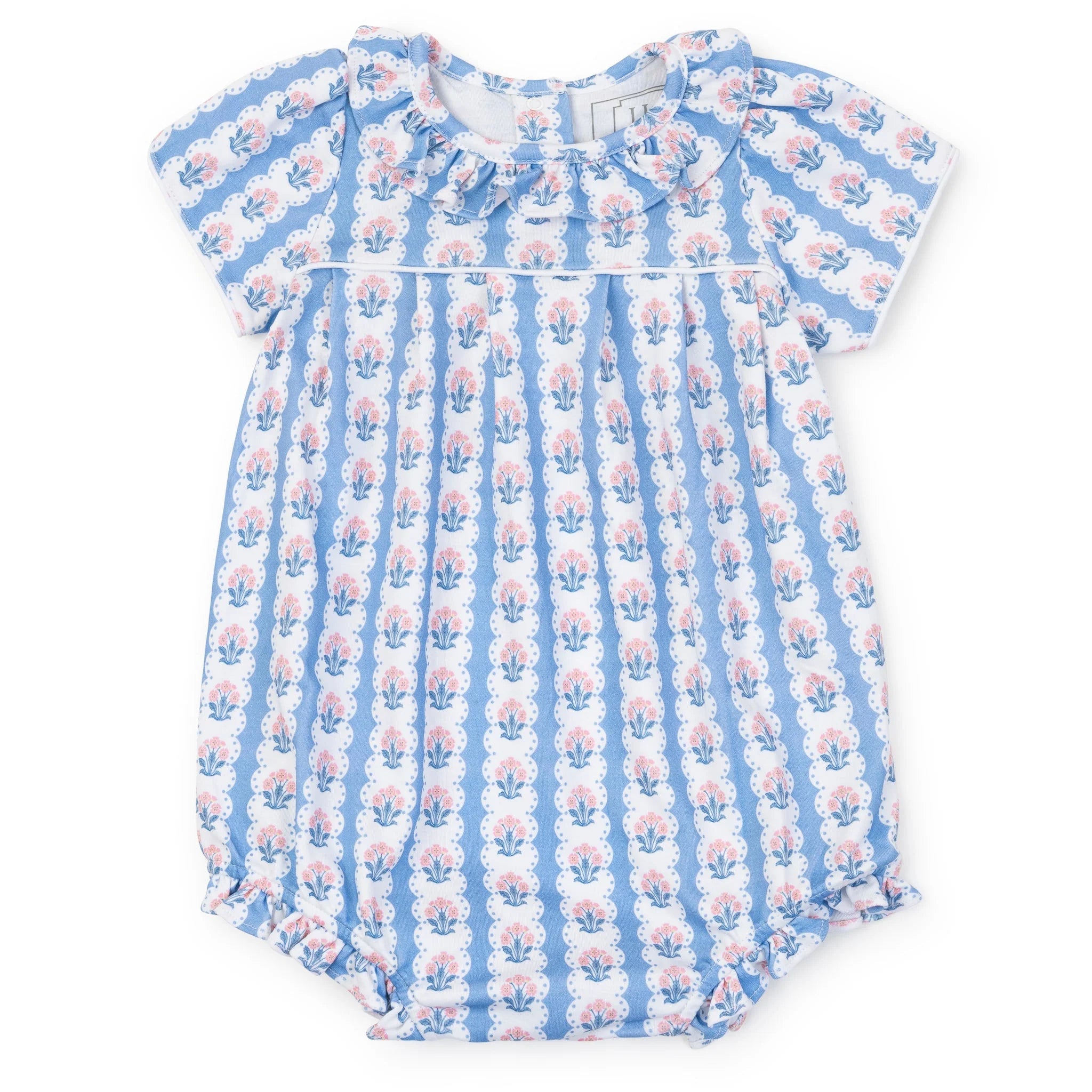 Charlotte Girls' Pima Cotton Bubble - Harvest Ribbon Floral from Anderson Parker