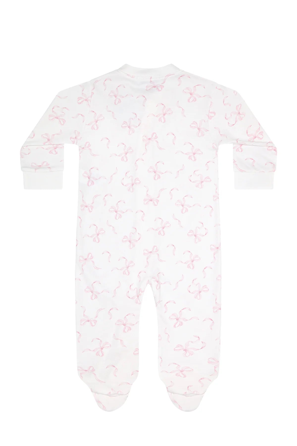 Charming Bows Print Zipper Footie from Anderson Parker