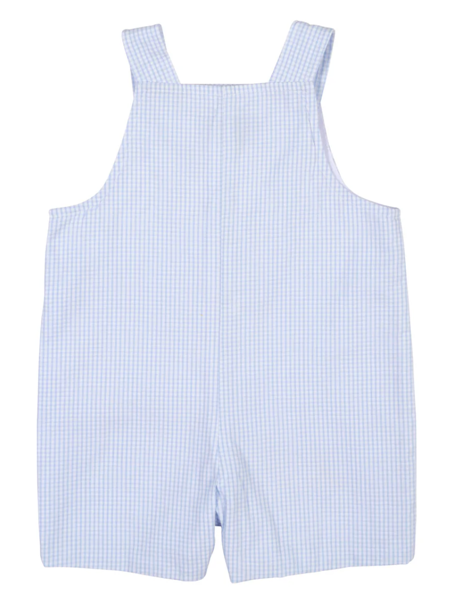 Check Seersucker Shortall With Golf Cart from Anderson Parker