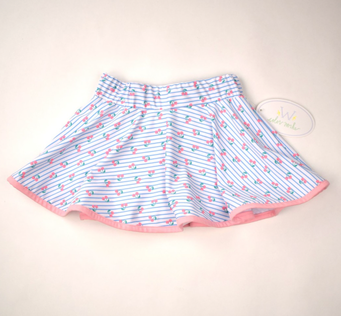 Cherries Print Skort from Anderson Parker