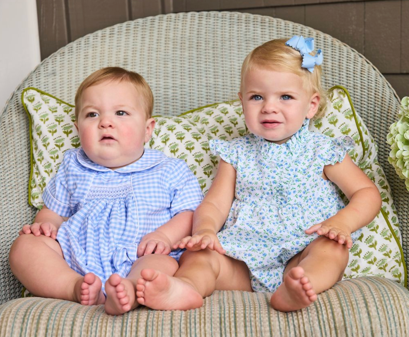 Chest Smocked Bubble - Mayfair Gingham from Anderson Parker