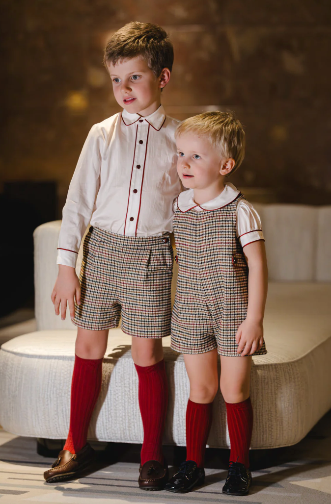 Chestnut Jon Jon & Peter Pan Shirt Set from Anderson Parker