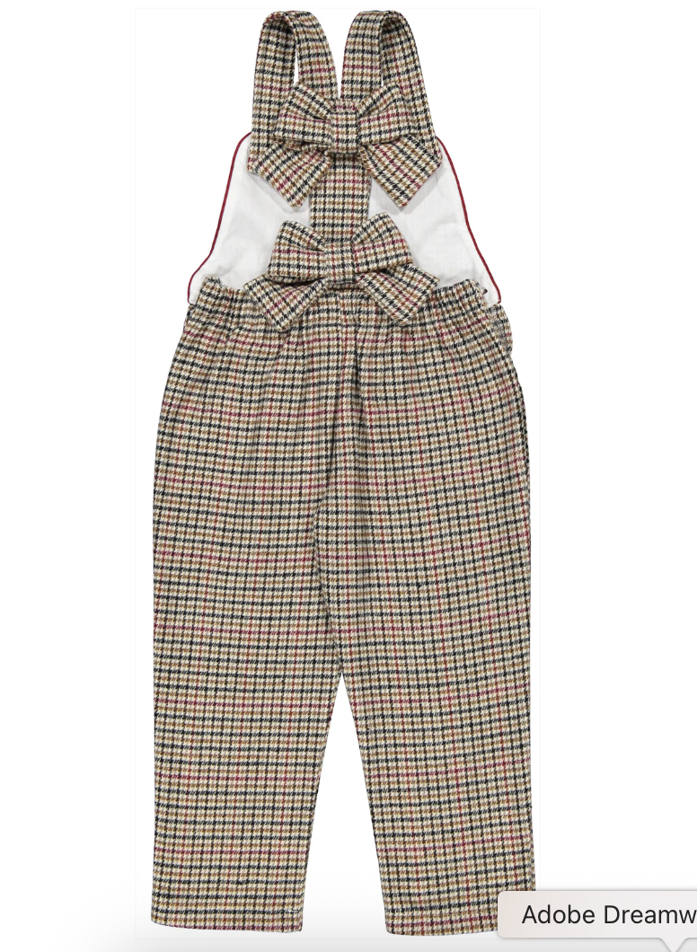 Chestnut Overalls & Girl Polo Set from Anderson Parker