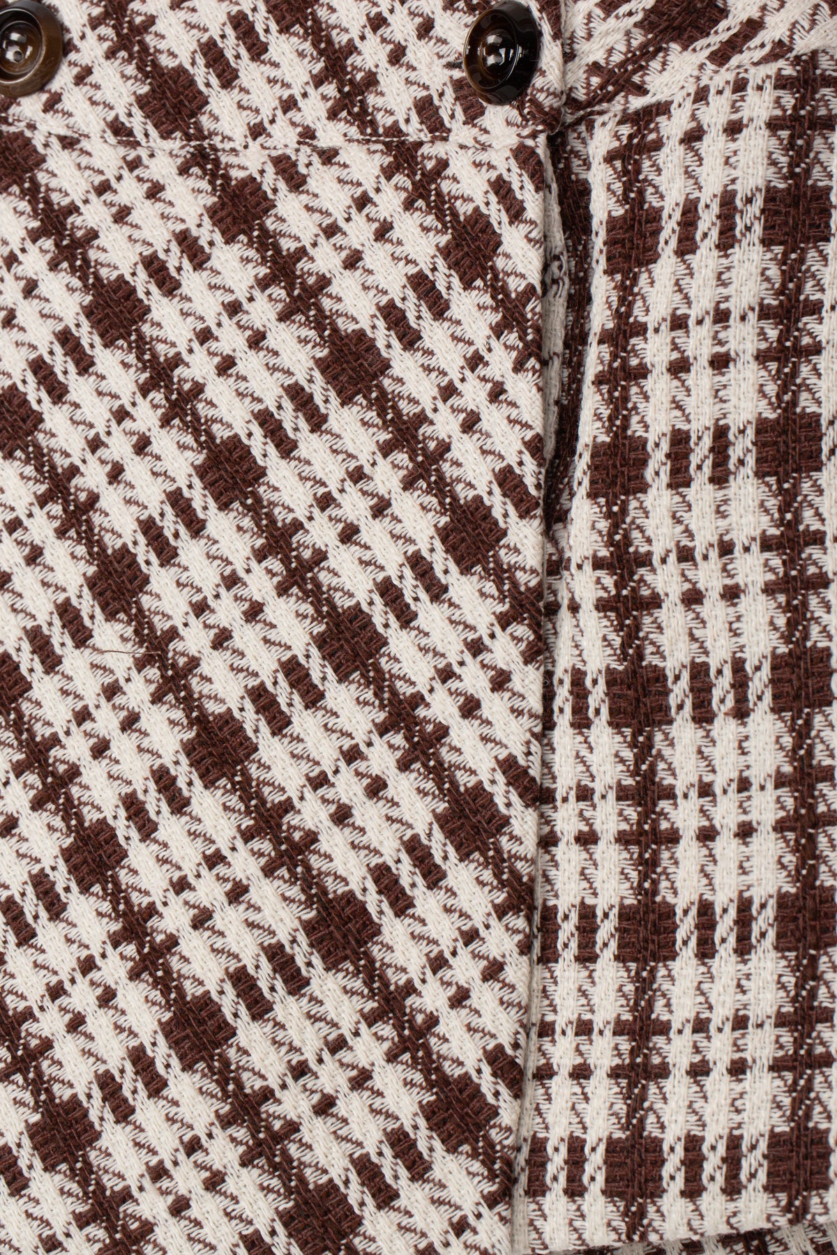 Chocolate Brown Plaid Skort from Anderson Parker